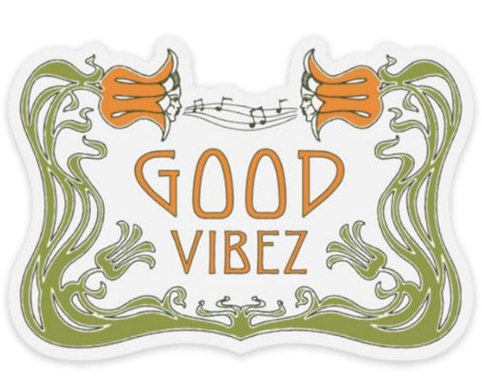 Good Vibez Singing Flowers Sticker